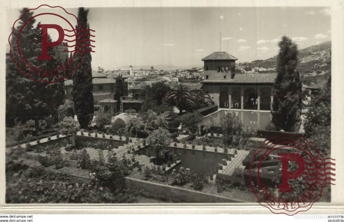 Postales: GRANADA. ALHAMBRA. JARDINES DEL PARTAL - Foto 1
