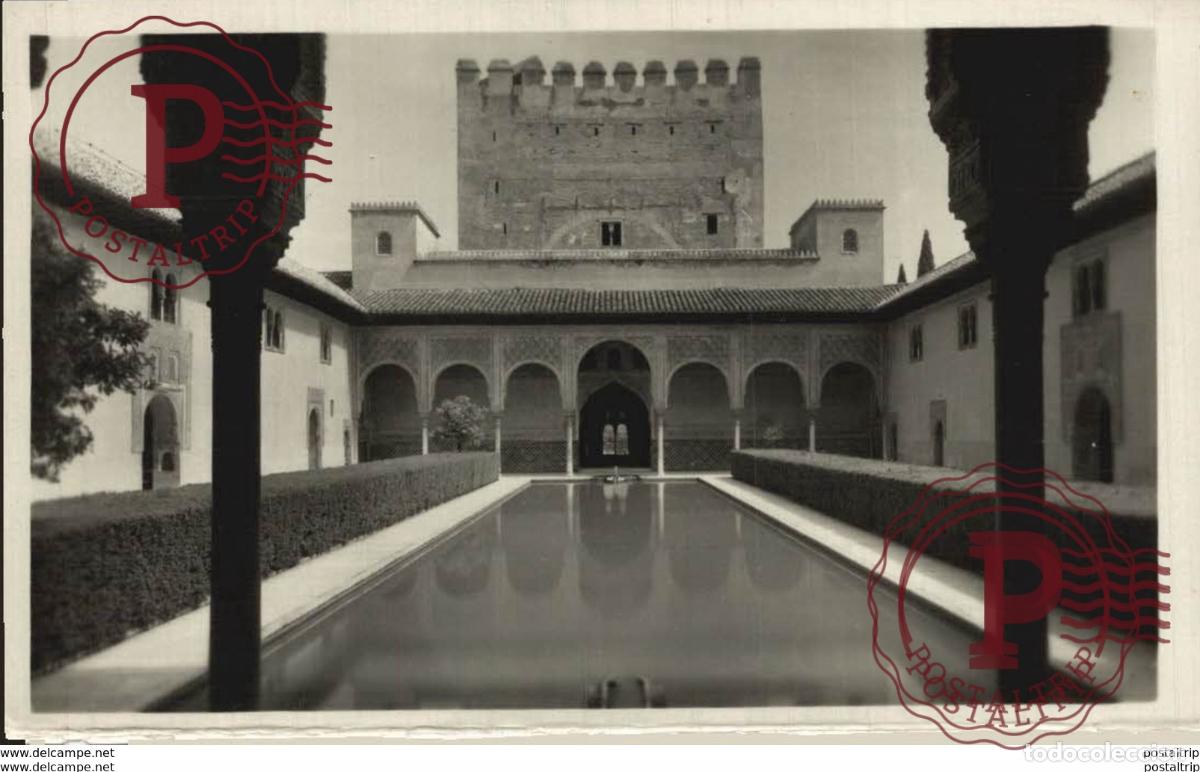Postais: GRANADA. ALHAMBRA. PATIO Y TORRE DE COMARES