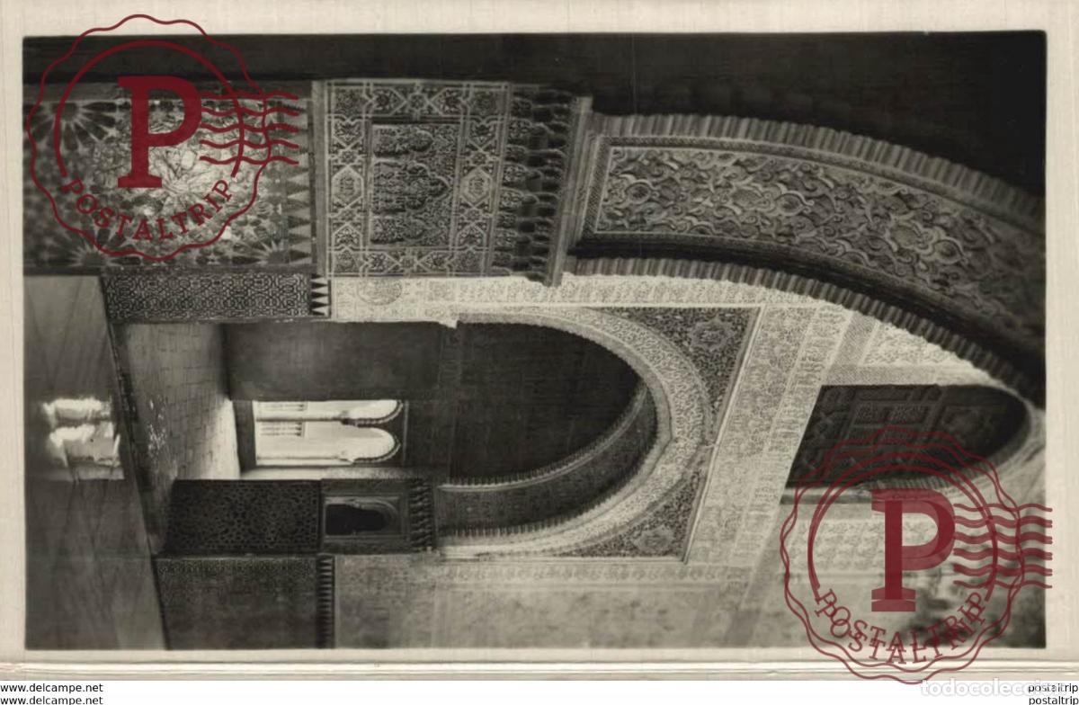 Postais: GRANADA. ALHAMBRA. SALA DE DOS HERMANAS