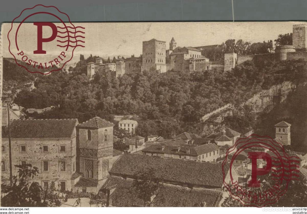Postais: GRANADA. LA ALHAMBRA DESDE EL ALBAICIN