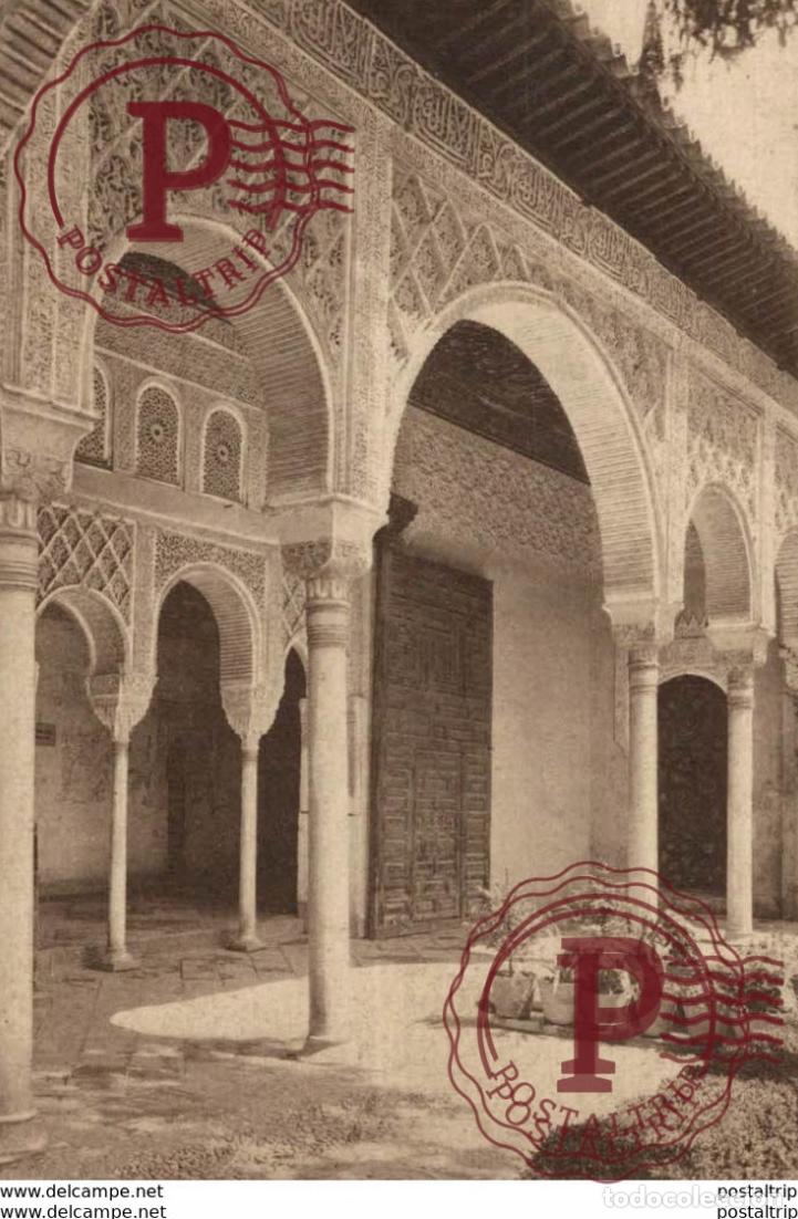 Postais: GRANADA. GENERALIFE. ENTRADA A LA GALERIA DE RETRATOS