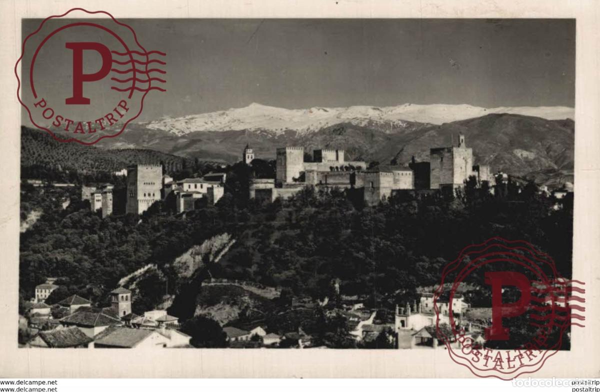 Cartoline: GRANADA. ALHAMBRA Y SIERRA NEVADA