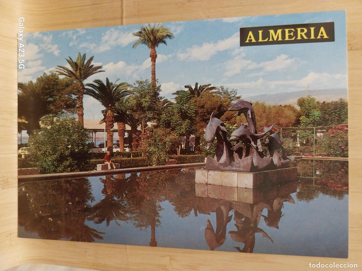 Postais: ALMERIA PARQUE JOSE ANTONIO ED JOSE SALAS IBA&Ntilde;EZ 86 SC ORIGINAL VINTAGE