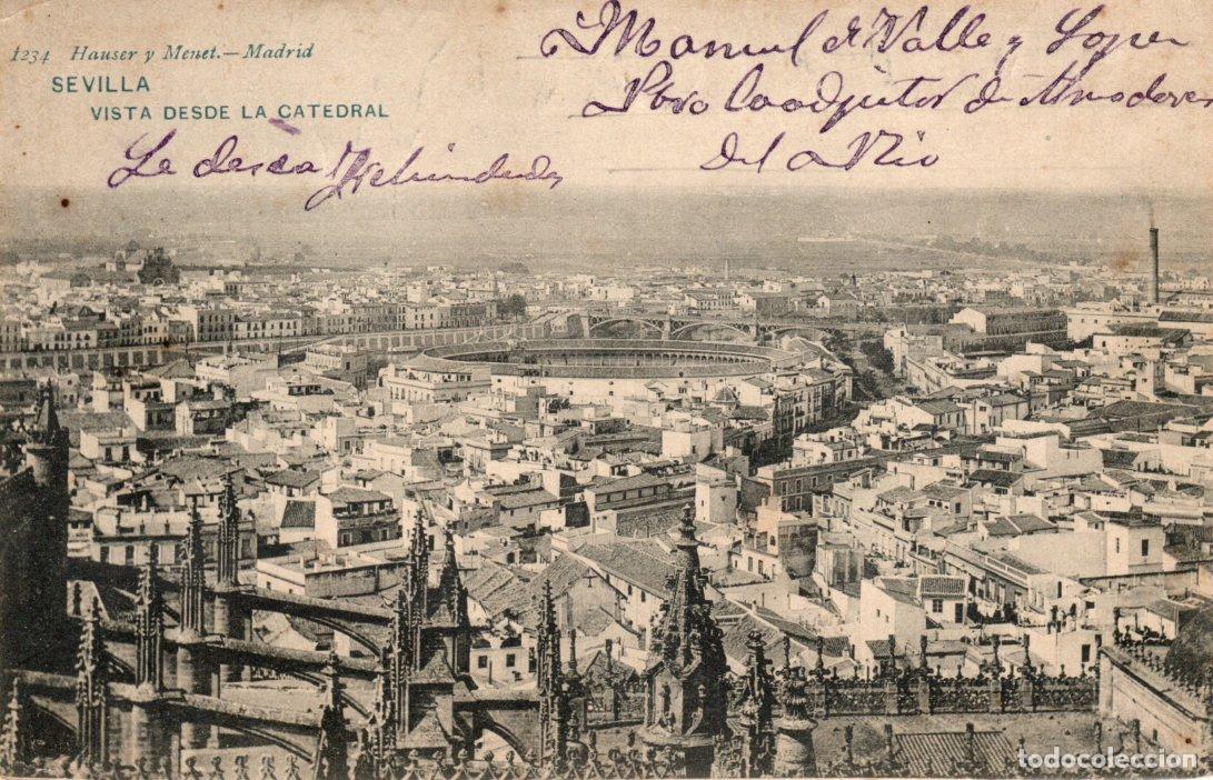 Postkarten: BONITA POSTAL - SEVILLA - VISTA DESDE LA CATEDRAL - 1234 HAUSER Y MENET