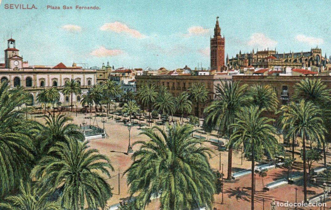 Postales: BONITA POSTAL - SEVILLA - PLAZA SAN FERNANDO