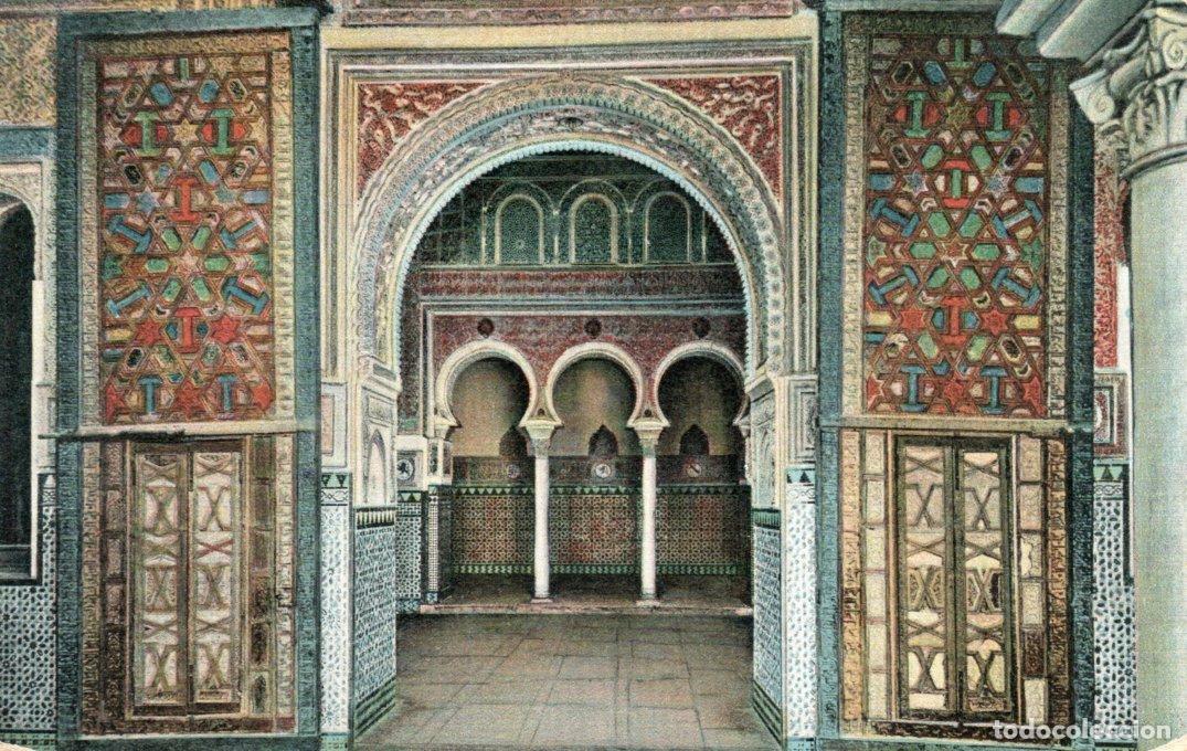 Postales: BONITA POSTAL - SEVILLA - DORMITORIO DE LOS REYES MOROS -PETRACCHI & NOTERMANN