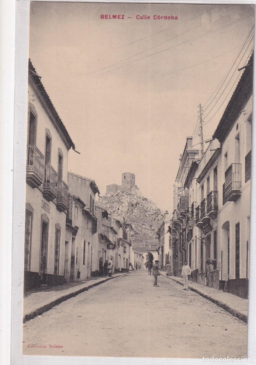 Postkarten: Belmez Calle C&oacute;rdoba . Casa editorial PHG Valladolid. Sin circular.