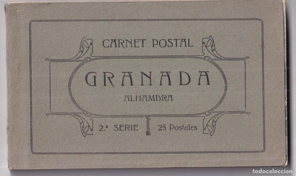 Postcards: Carnet postal Granad Alhambra. 2&ordf; serie. 25 postales. Grafos Madrid Completa.