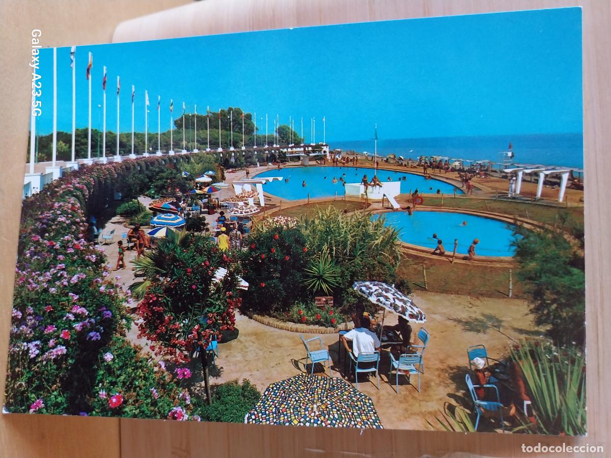 Postcards: MARBELLA CLUB SIESTA DE ANDALUCIA LA NUEVA ED COSTA DEL SOL 1610 ESCRITA A&Ntilde;O 1971 ANIMADA PISCINAS