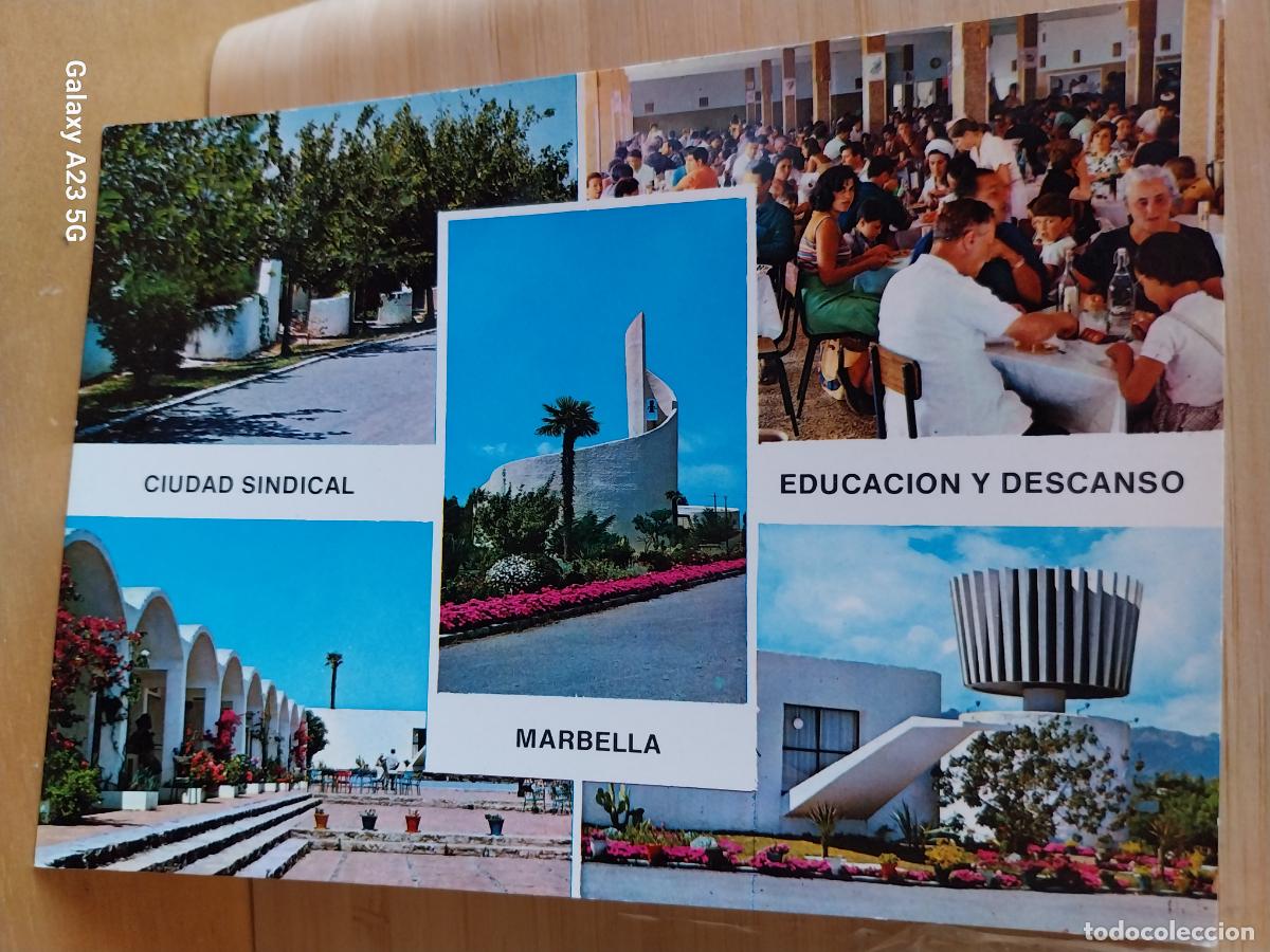 Postcards: MARBELLA OBRA EDUCACION Y DESCANSO ED CINEFILM 2862 SC ORIGINAL