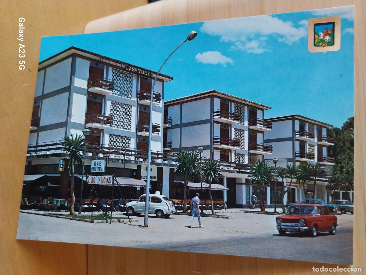 Postcards: TORRE DEL MAR BAR LAS YUCAS ED FISA 7 SC ORIGINAL TIENDAS ANIMADAD COCHES SEAT 600 SIMCA