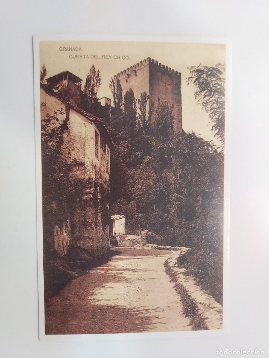 Cartoline: POSTAL GRANADA CUESTA DEL REY CHICO. S/C. LA GRANADA DE GANIVET. 1998. GRANADA ANTIGUA EN POSTALES