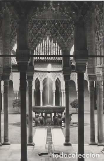 Postais: GRANADA SIN ESCRIBIR ALHAMBRA PATIO DE LOS LEONES