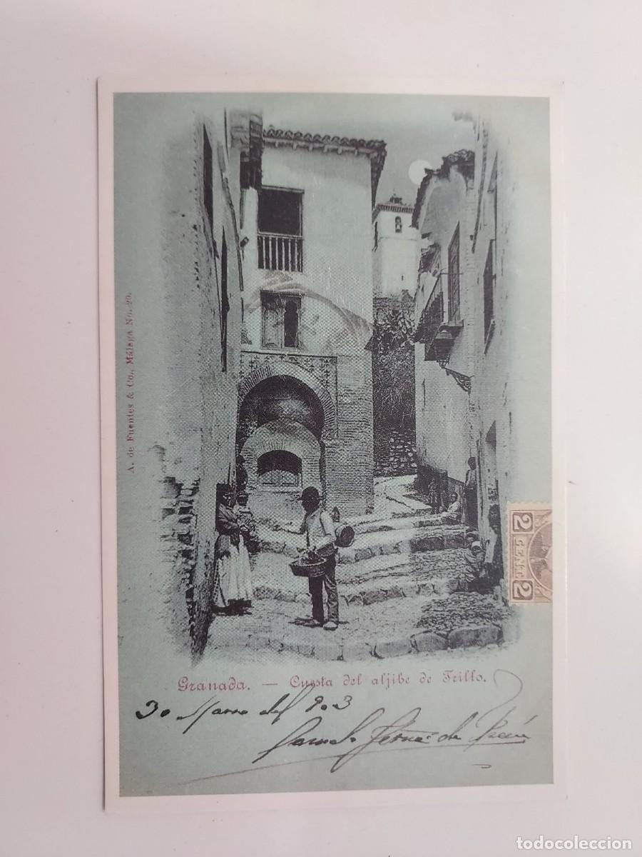 Postcards: POSTAL GRANADA CUESTA DEL ALJIBE DE TRILLO. S/C. LA GRANADA DE GANIVET. 1998. GRANADA ANTIGUA
