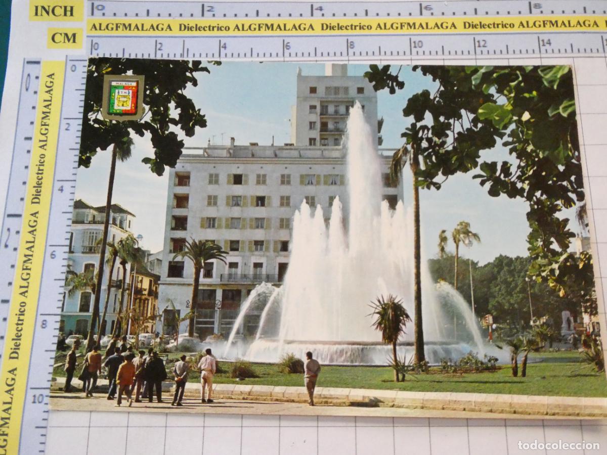 Cartoline: POSTAL DE M&Aacute;LAGA. A&Ntilde;O 1964. FUENTE DE LA MARINA 116 ESCUDO ORO. 2891