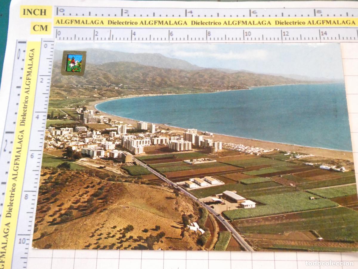 Postcards: POSTAL DE M&Aacute;LAGA. A&Ntilde;O 1969. TORRE DEL MAR EDIFICIOS TOTO. ESCUDO ORO. 2892