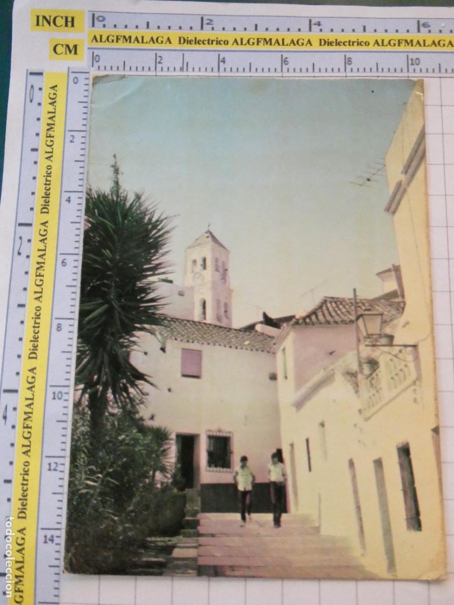 Postcards: POSTAL DE M&Aacute;LAGA. A&Ntilde;O 1974. CALLE T&Iacute;PICA DE ESTEPONA 16 GERICOLOR. 2895