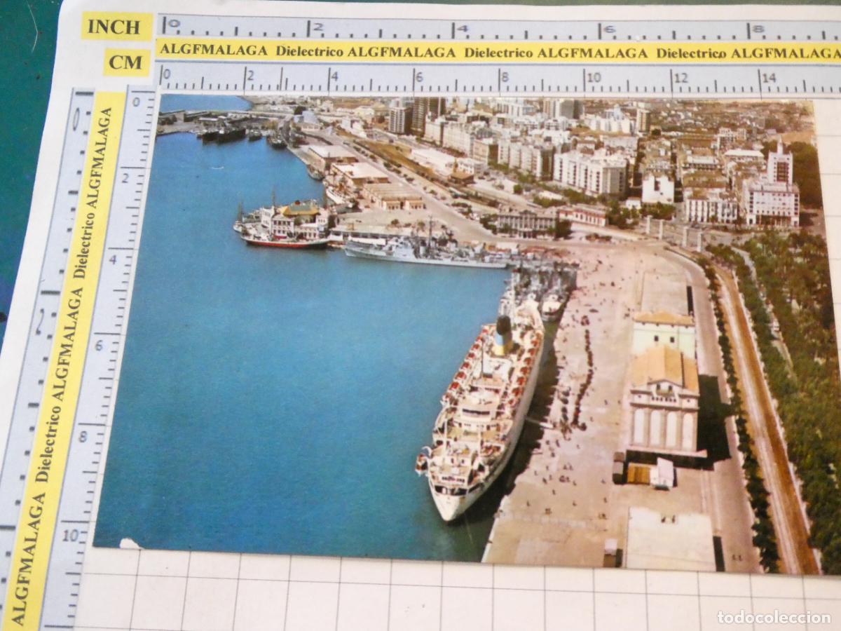 Postcards: POSTAL DE M&Aacute;LAGA. A&Ntilde;O 1968. PUERTO SILO BARCO BUQUE CRUCERO. SORIMA. 2905