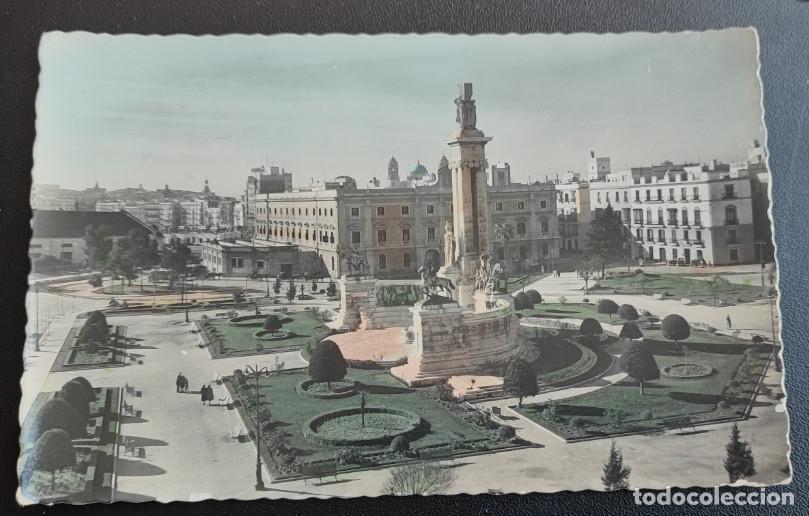 Postais: CADIZ, PLAZA DE ESPA&Ntilde;A, POSTAL ANTIGUA, 14 X 9 CM APROX.