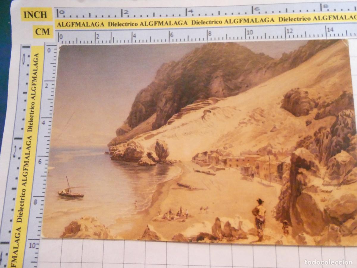 Postais: POSTAL DE C&Aacute;DIZ PE&Ntilde;&Oacute;N GIBRALTAR. A&Ntilde;O 1985. DIBUJO PE&Ntilde;&Oacute;N CATALAN BAY A&Ntilde;O 1800 APROX. 927