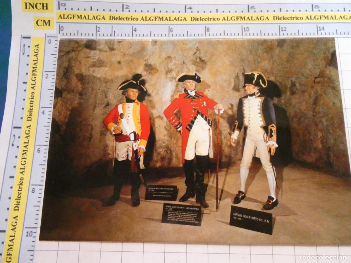 Postais: POSTAL DE C&Aacute;DIZ PE&Ntilde;&Oacute;N GIBRALTAR. UNIFORMES MILITARES CUEVA. 931