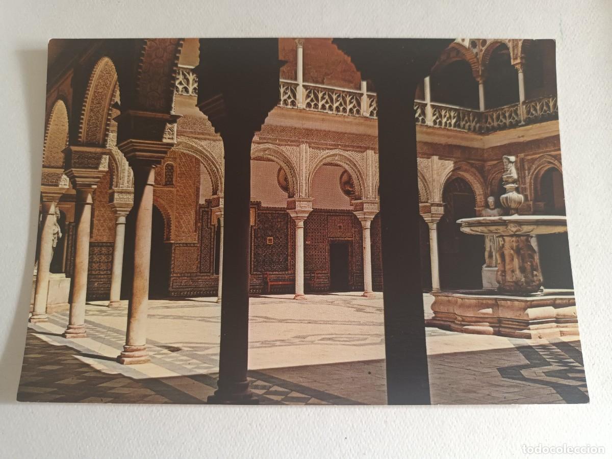 Postais: SEVILLA. CASA DE PILATOS. PATIO PRINCIPAL. DETALLE (1970)