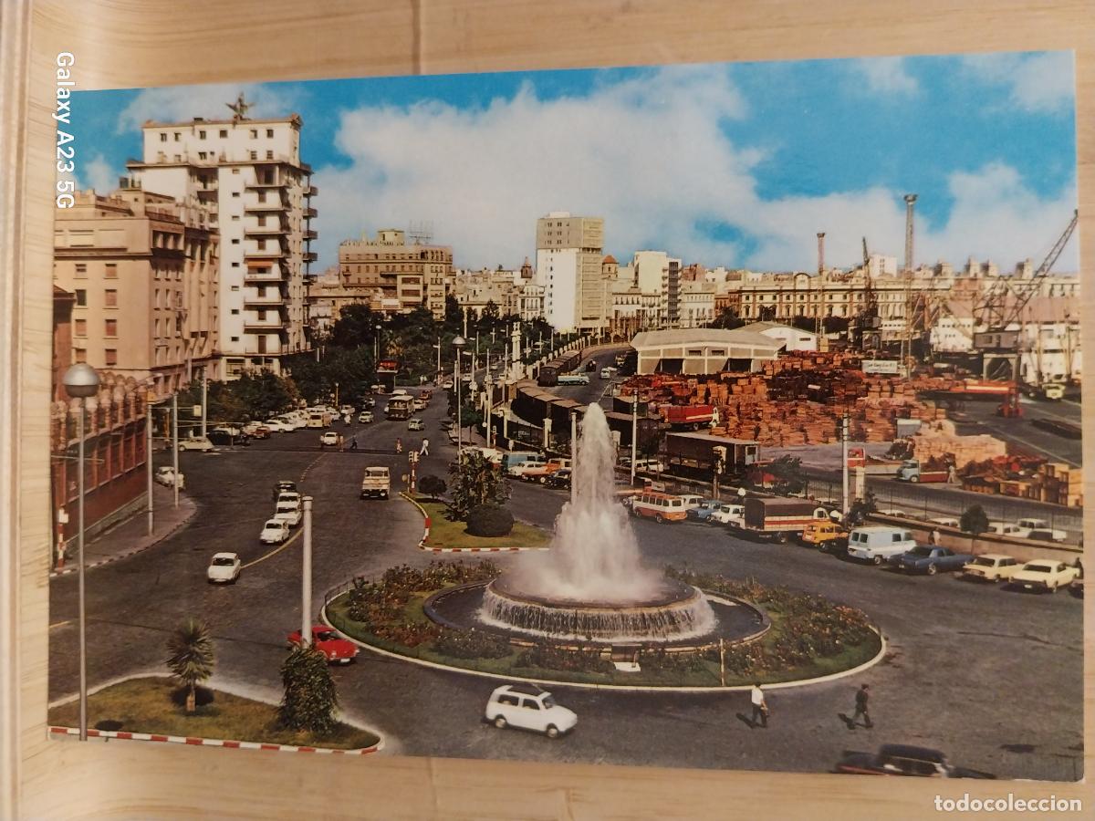 Cartoline: CADIZ AVENIDA DEL PUERTO Y FUENTE ED GARRABELLA 93 SC ORIIGNAL