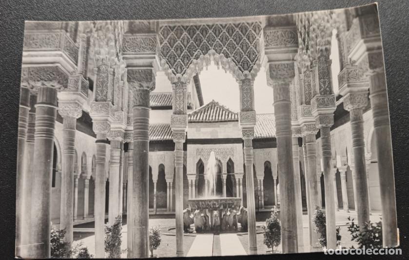 Cartes Postales: GRANADA, LA ALHAMBRA, PATIO DE LOS LEONES, POSTAL ANTIGUA