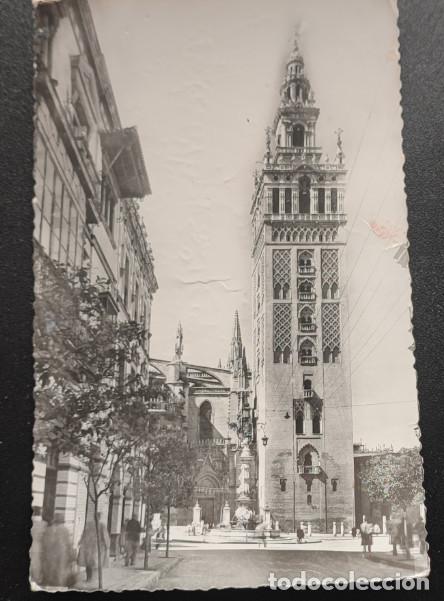 Postales: SEVILLA, LA GIRALDA, POSTAL ANTIGUA