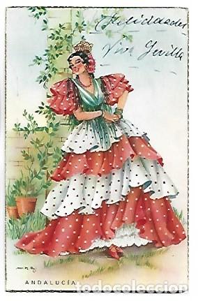 Postales: &rdquo; BAILAORA &rdquo;.- ANDALUCIA
