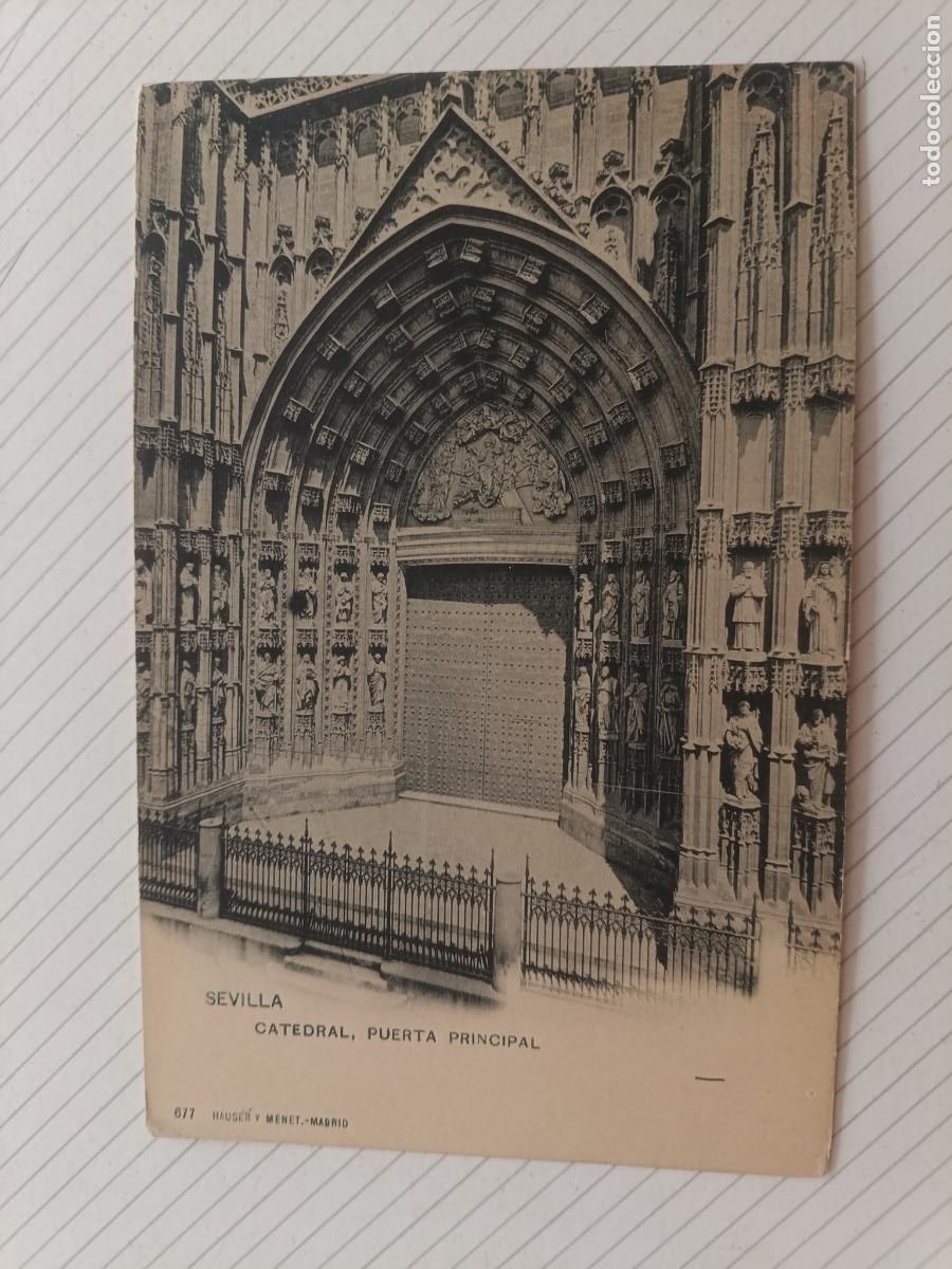 Postales: Sevilla, postal antigua original. Dorso sin dividir. Hauser y Menet