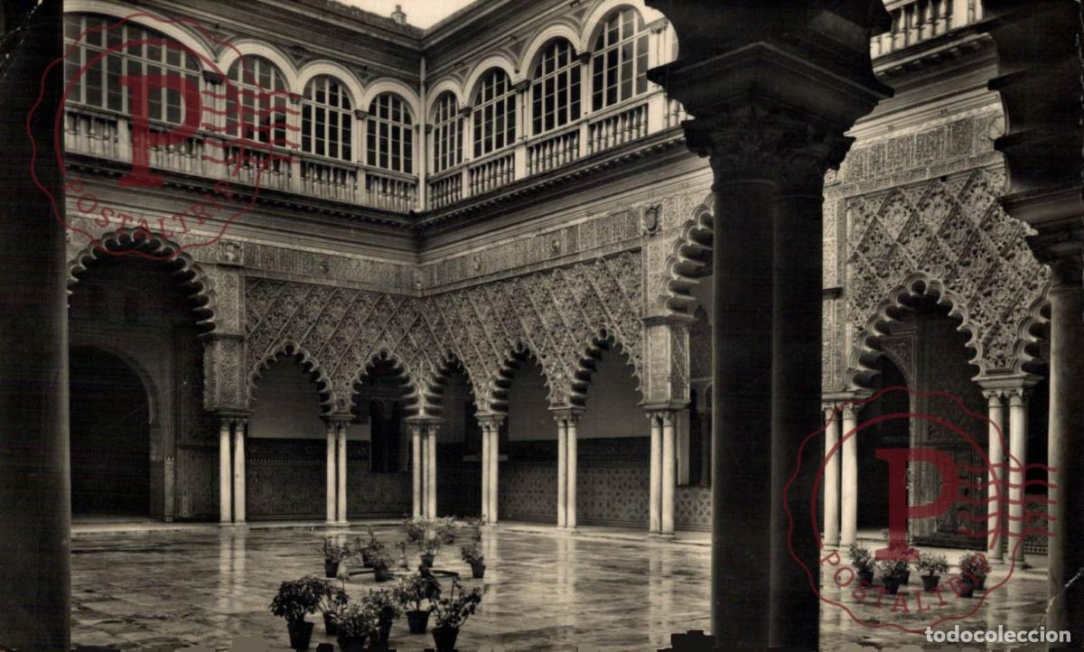 Postcards: SEVILLA. REALES ALCAZARES. PATIO DE LAS DONCELLAS.