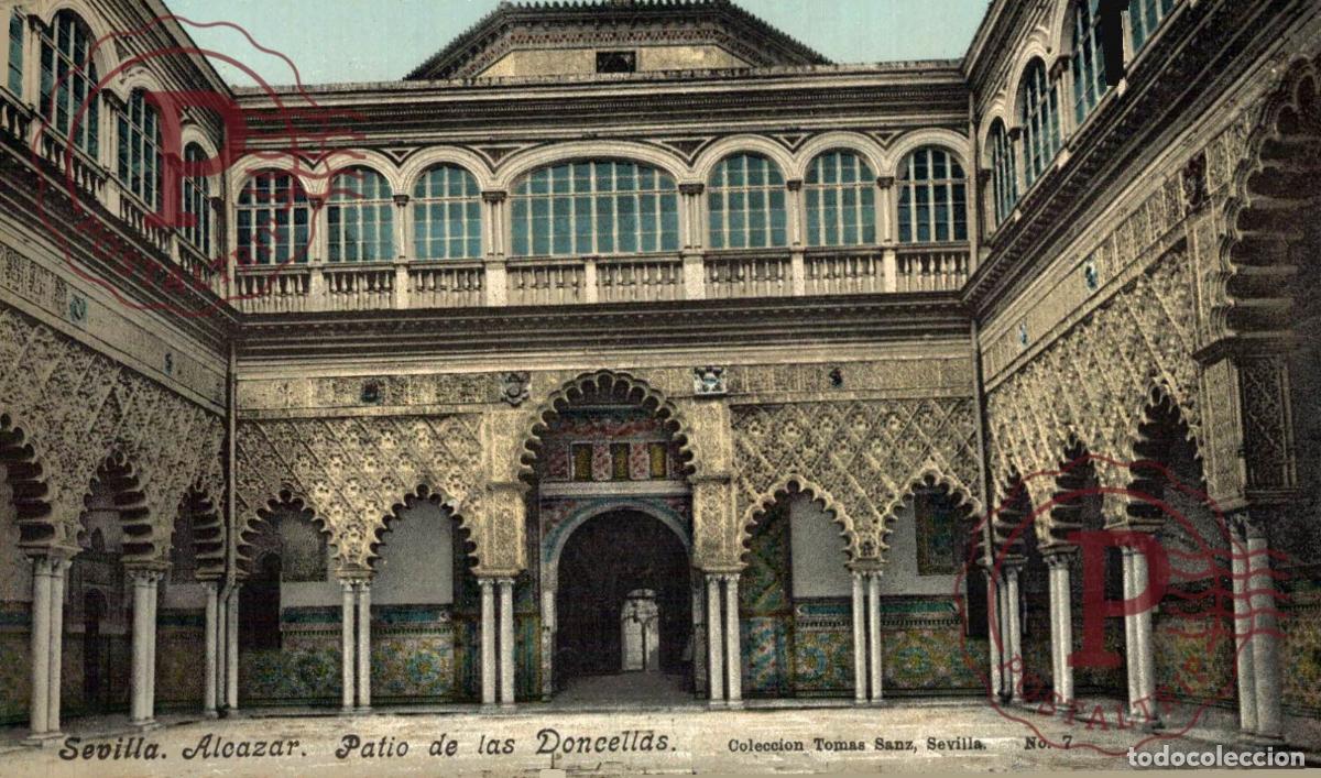 Postcards: SEVILLA. ALCAZAR. PATIO DE LAS DONCELLAS.