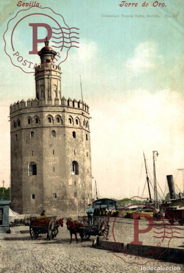 Postales: SEVILLA. TORRE DEL ORO. - Foto 1
