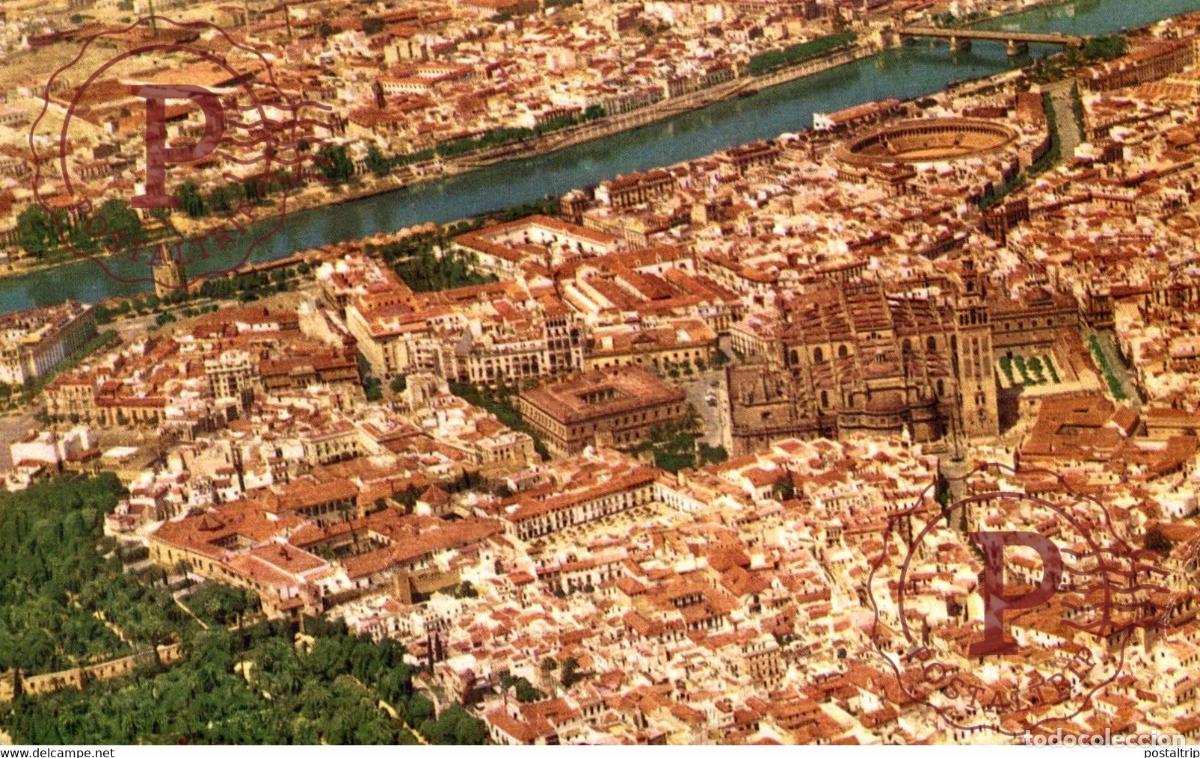 Postales: SEVILLA- VISTA PANORAMICA SEVILLA ANDALUCIA ESPA&Ntilde;A ESPAGNE