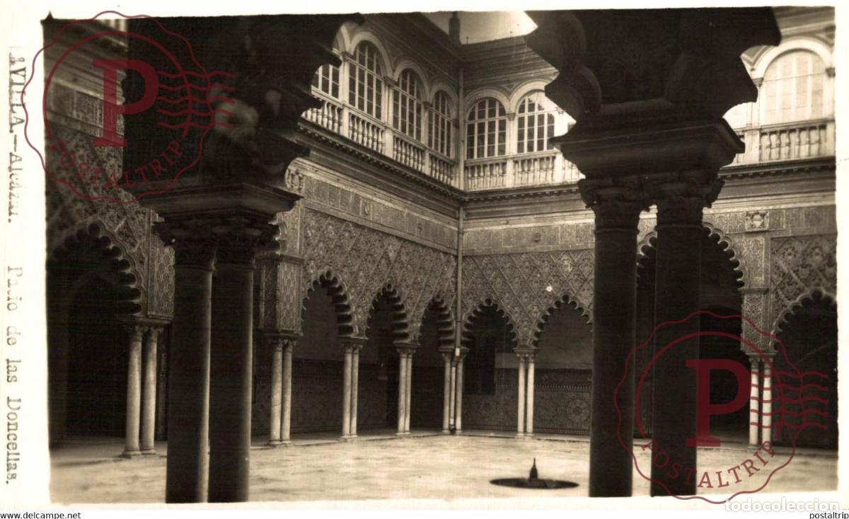 Postais: SEVILLA- ALCAZAR PATIO DE LAS DONCELLAS SEVILLA ANDALUCIA ESPA&Ntilde;A ESPAGNE