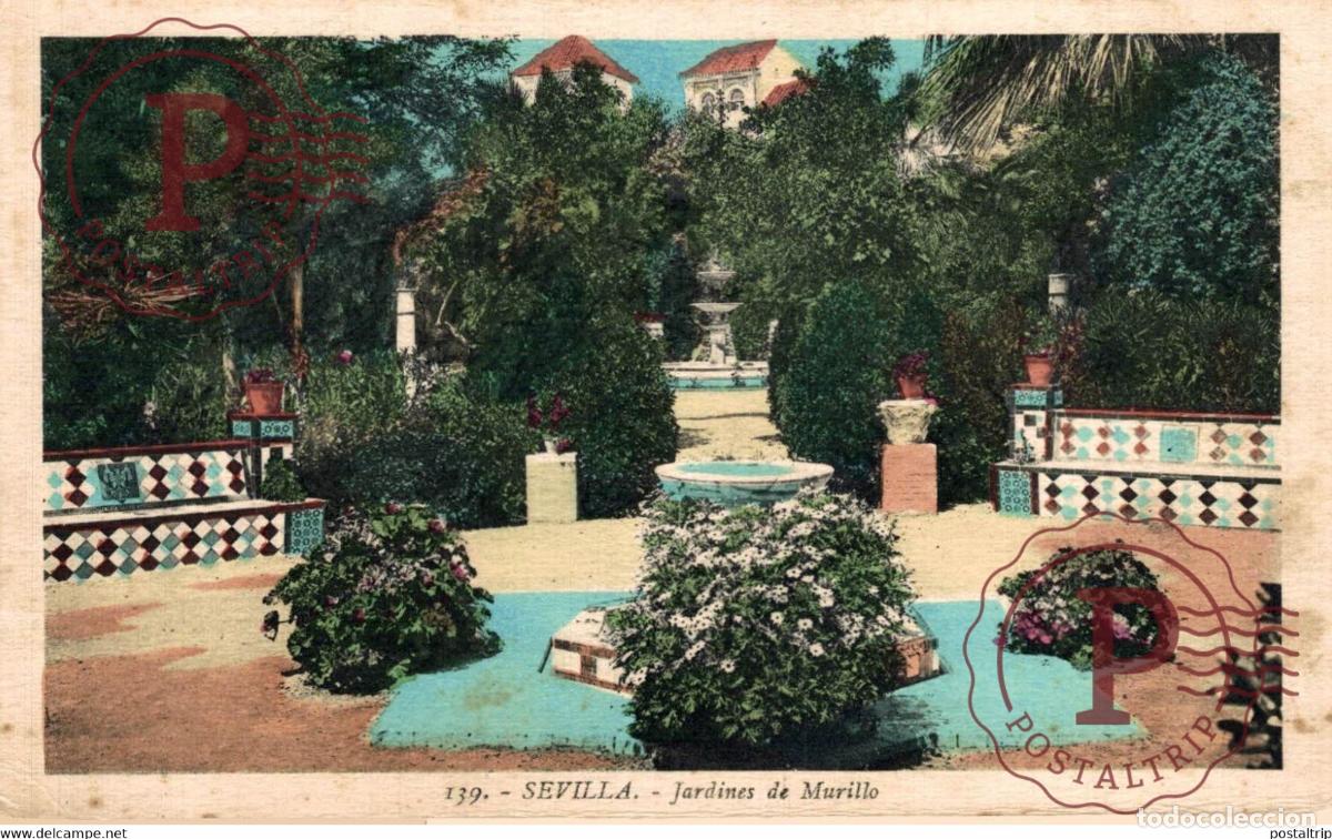 Postais: SEVILLA - JARDINES DE MURILLO SEVILLA ANDALUCIA ESPA&Ntilde;A ESPAGNE