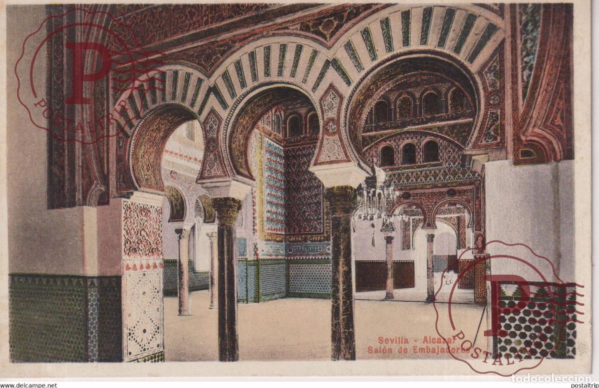 Postais: SEVILLA - ALCAZAR SALON DE EMBAJADORES SEVILLA ANDALUCIA ESPA&Ntilde;A ESPAGNE