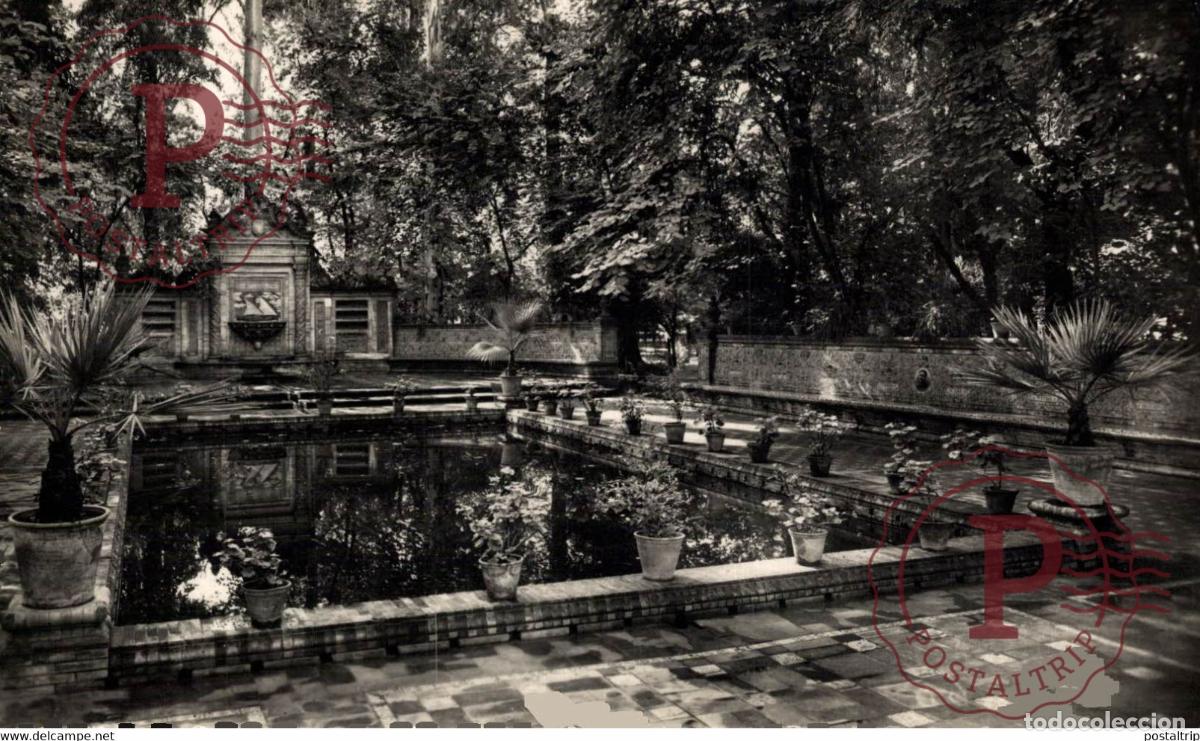 Postais: SEVILLA - PARQUE DE MARIA LUISA GLORIETA DE LOS HERMANOS QUINTERO ANDALUCIA ESPA&Ntilde;A ESPAGNE