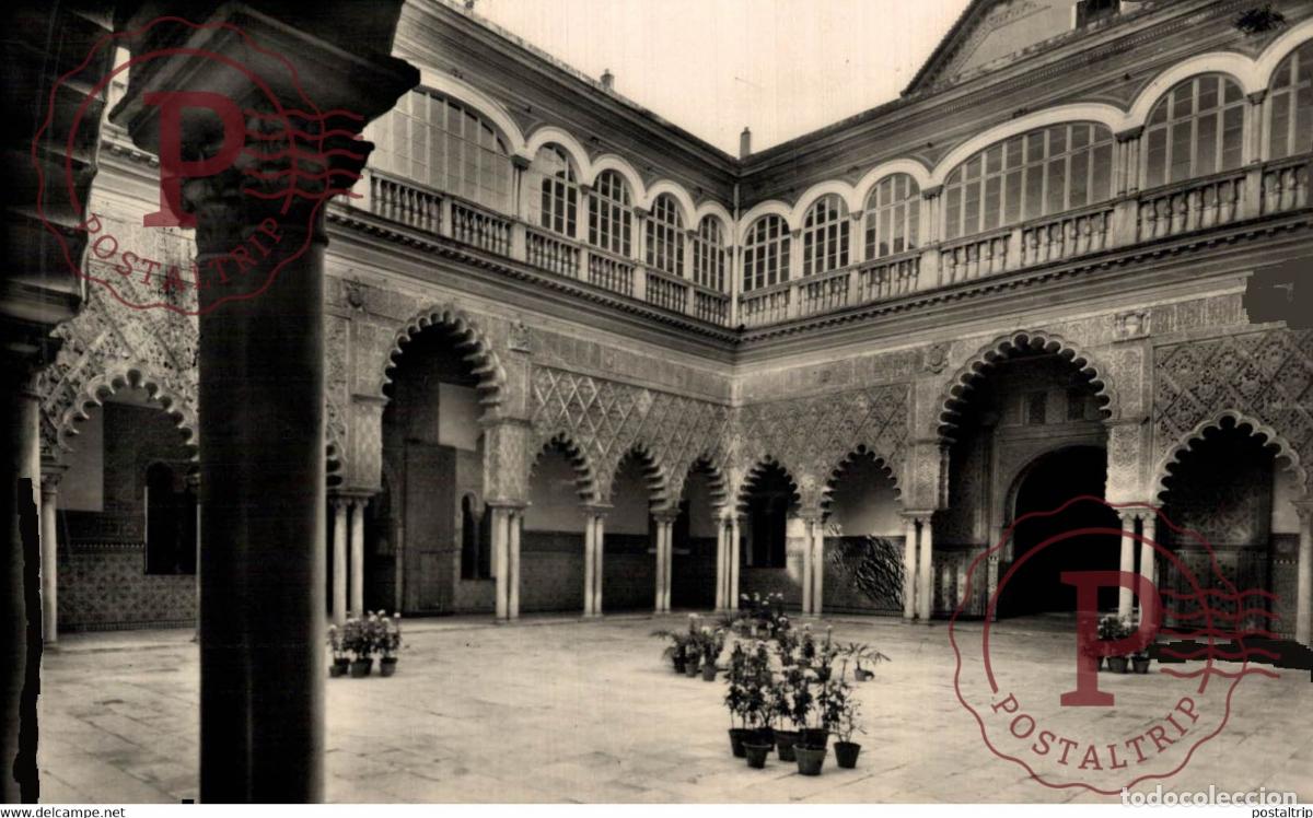 Postais: SEVILLA - REALES ALCAZARES PATIO DE LAS DONCELLAS ANDALUCIA ESPA&Ntilde;A ESPAGNE