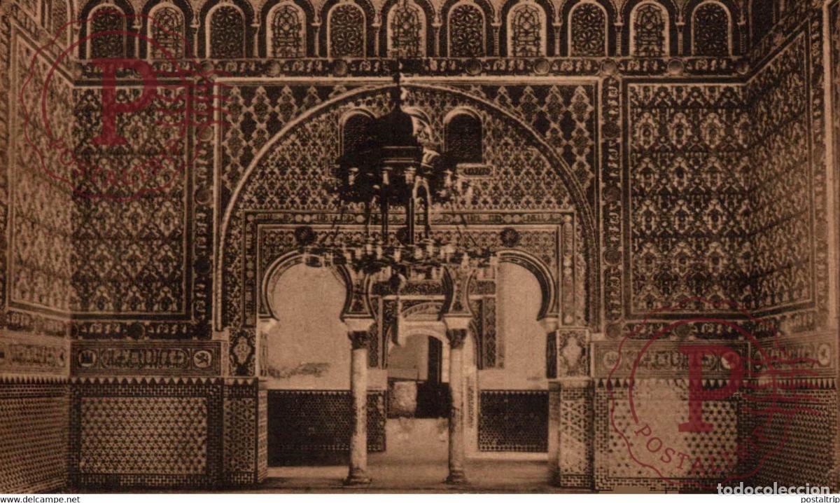 Postais: SEVILLA - SALON DE EMBAJADORES ANDALUCIA ESPA&Ntilde;A ESPAGNE