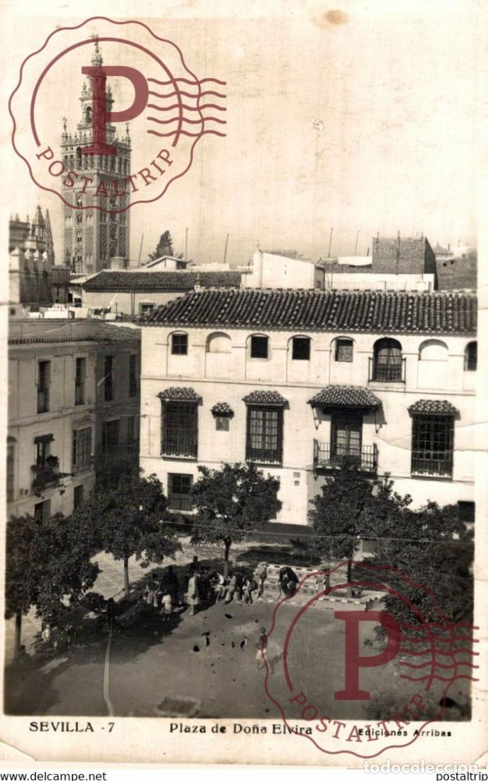 Postais: SEVILLA - PLAZA DE DO&Ntilde;A ELVIRA ANDALUCIA ESPA&Ntilde;A ESPAGNE
