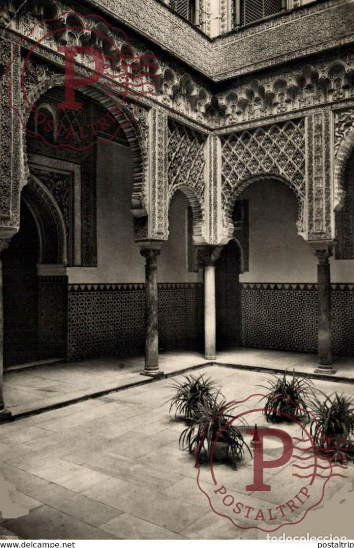 Postcards: SEVILLA - REALES ALCAZARES PATIO DE LAS MU&Ntilde;ECAS ANDALUCIA ESPA&Ntilde;A ESPAGNE