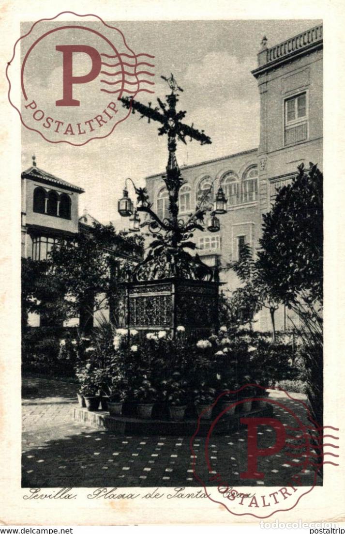 Postcards: SEVILLA - PLAZA DE SANTA CRUZ ANDALUCIA ESPA&Ntilde;A ESPAGNE