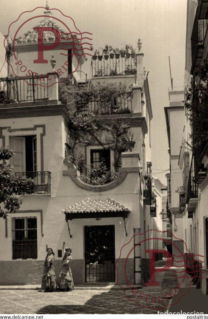 Postales: SEVILLA - BARRIO DE SANTA CRUZ PLAZA DE DO&Ntilde;A ELVIRA ANDALUCIA ESPA&Ntilde;A ESPAGNE