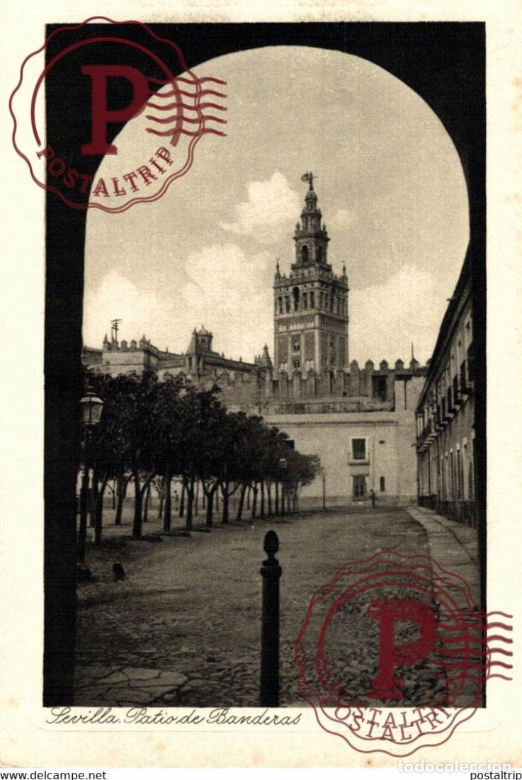 Postales: SEVILLA PATIO DE BANDERAS ANDALUC&Iacute;A ESPA&Ntilde;A ESPAGNE