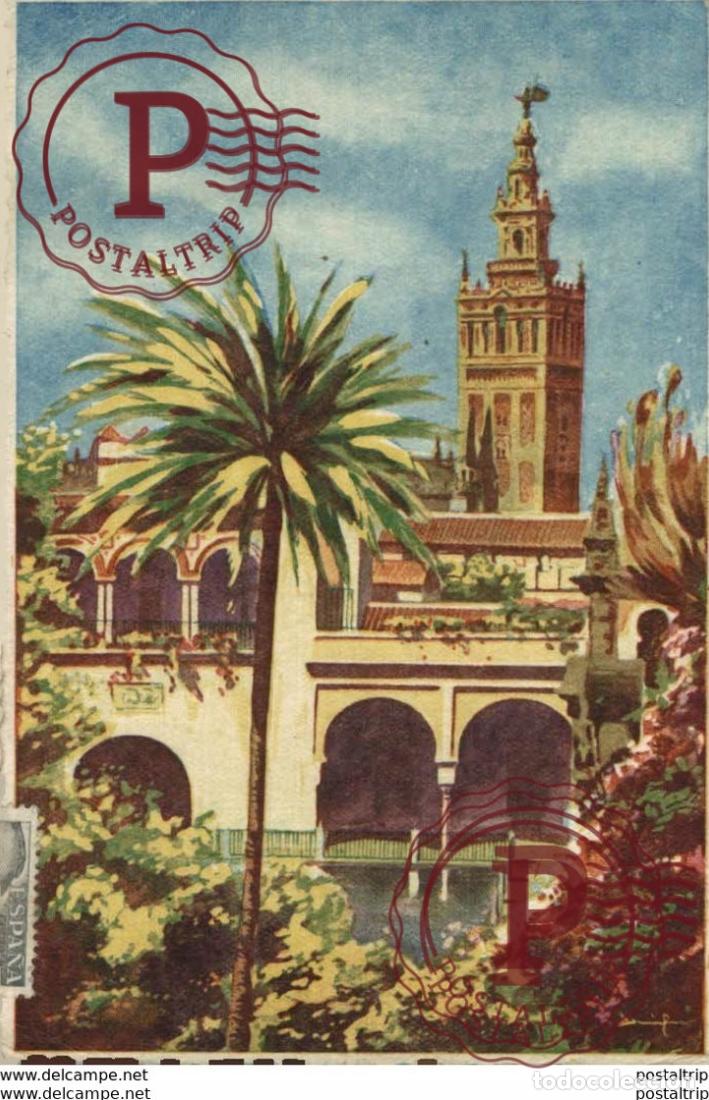 Postales: SEVILLA- JARDINES DEL ALC&Aacute;ZAR. SEVILLA ANDALUCIA ESPA&Ntilde;A ESPAGNE