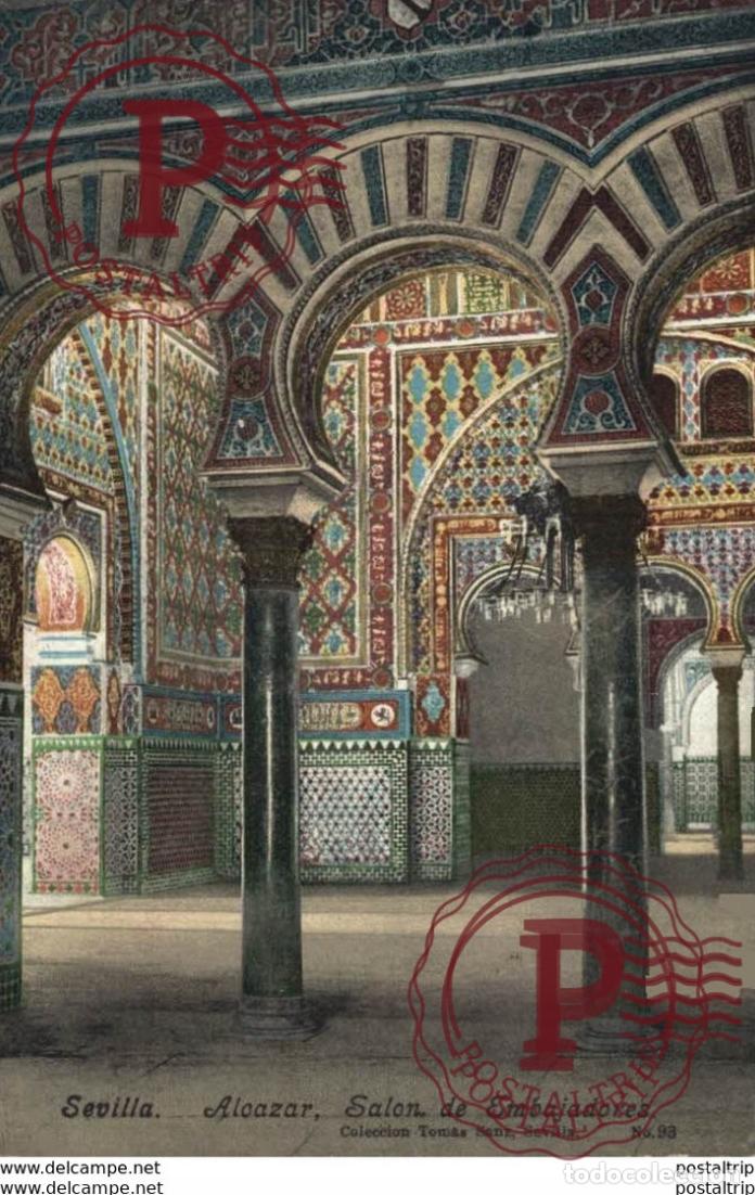 Postales: SEVILLA- ALC&Aacute;ZAR, SAL&Oacute;N DE EMBAJADORES. SEVILLA ANDALUCIA ESPA&Ntilde;A ESPAGNE