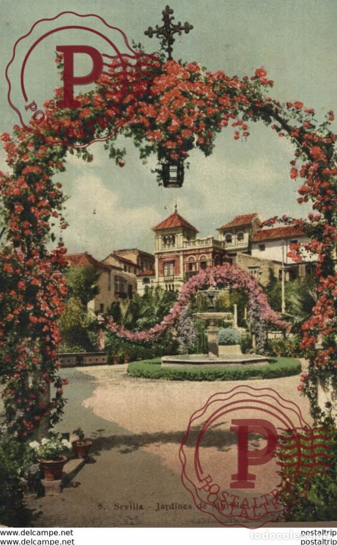 Postales: SEVILLA- JARDINES DE MURILLO. SEVILLA ANDALUCIA ESPA&Ntilde;A ESPAGNE
