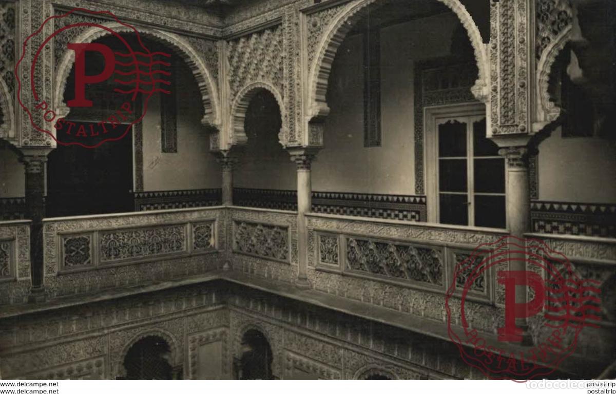 Postales: SEVILLA- REALES ALC&Aacute;ZARES, PATIO DE LAS MU&Ntilde;ECAS- GALER&Iacute;A. SEVILLA ANDALUCIA ESPA&Ntilde;A ESPAGNE